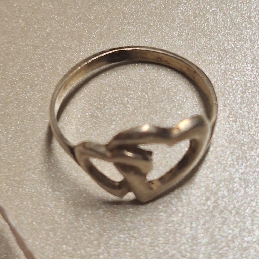 .925 Sterling Silver Double Heart Ring ♡